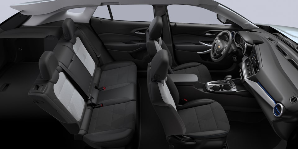 2025 Chevrolet Trax crossover CGI Photography: Black & Gray Textile Sheet