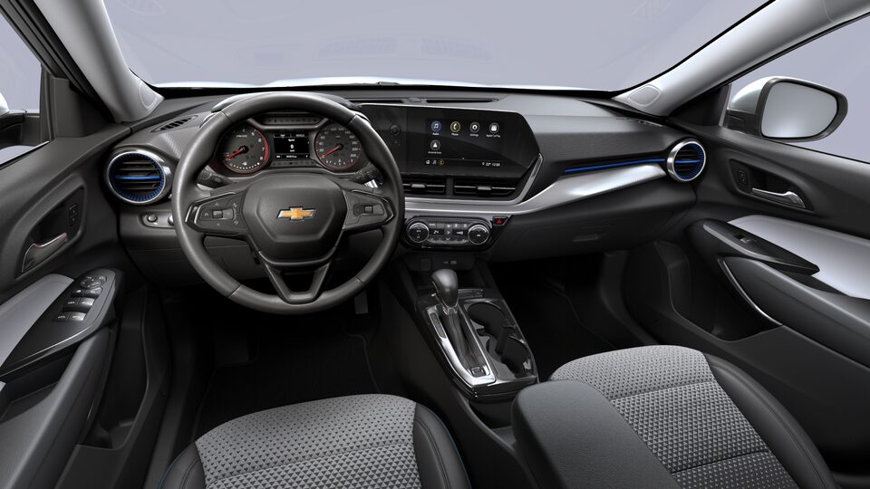 2024 Chevrolet Trax crossover CGI Photography: Black Combination Sheet (Applied fabric and artificial leather)