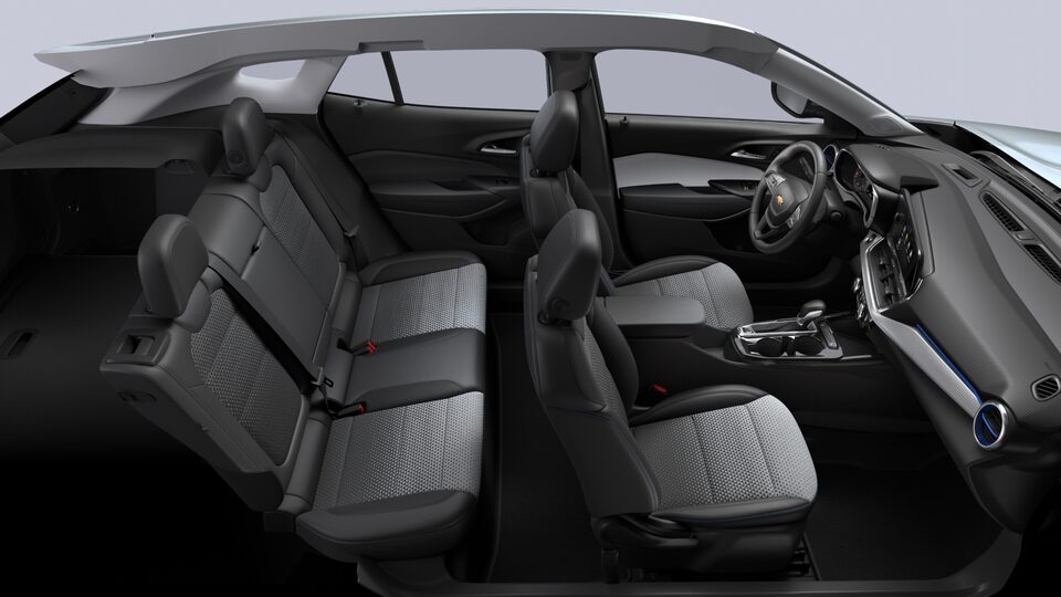 2024 Chevrolet Trax crossover CGI Photography: Black Combination Sheet (Applied fabric and artificial leather)