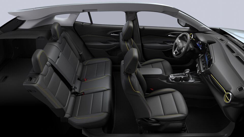 2024 Chevrolet Trax crossover CGI Photography: JET BLACK & YELLOW POINT INTERIOR AND ACTIV