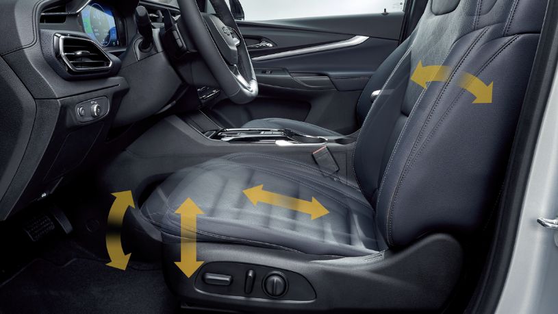 2022 Chevrolet Bolt EUV Photography : Driver's 8-way power seat & 2-way lumber support