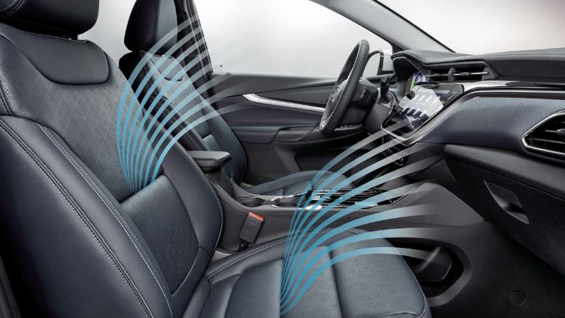 2022 Chevrolet Bolt EUV Photography : Front seat three-stage ventilation seat