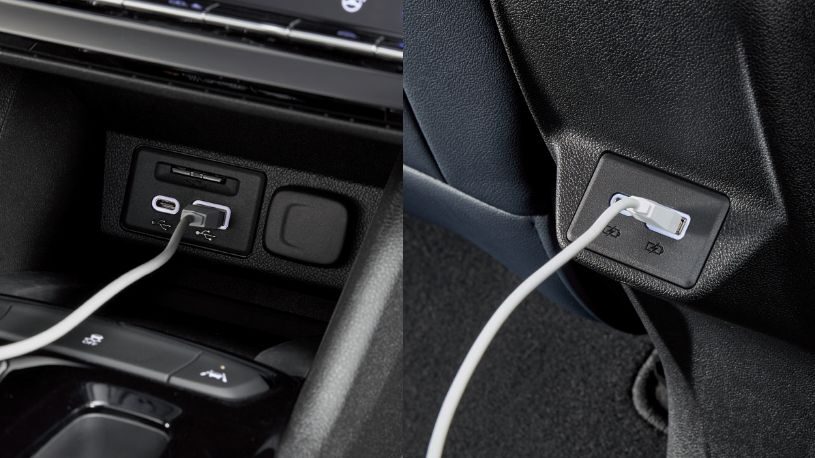 2022 Chevrolet Bolt EUV Photography : Dual front/rear USB ports (A, C type)