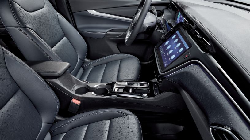 2022 Chevrolet Bolt EUV Design: Interior Natural Leather Sheet & IP with Geometric Pattern