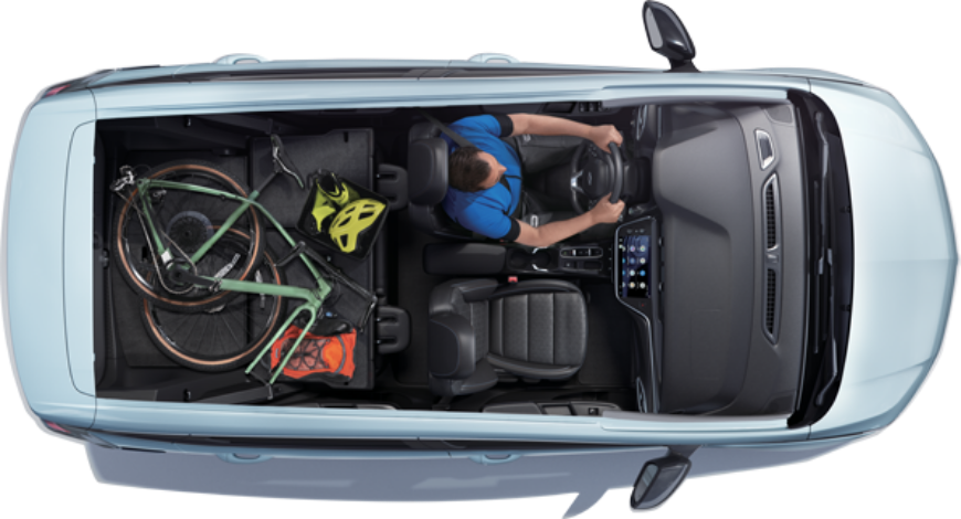 2022 Chevrolet Bolt EV Photography : cargo management Biking