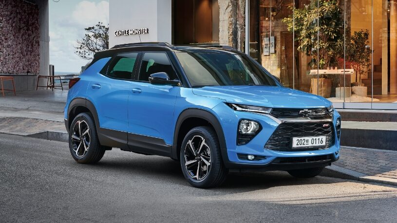2022 Trailblazer Phtography: Exterior passanger side 3/4 front view