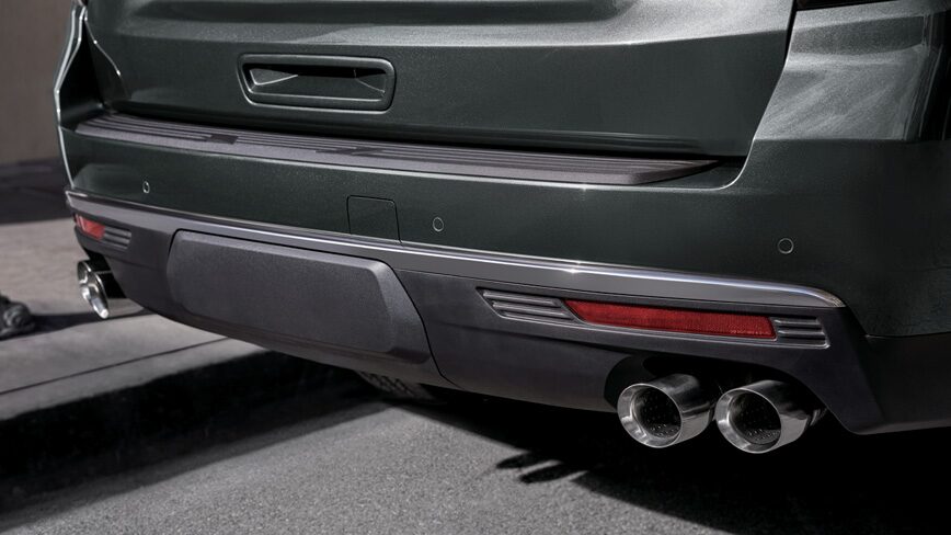 2022 Chevrolet tahoe Design: Exterior Quad muffler tip