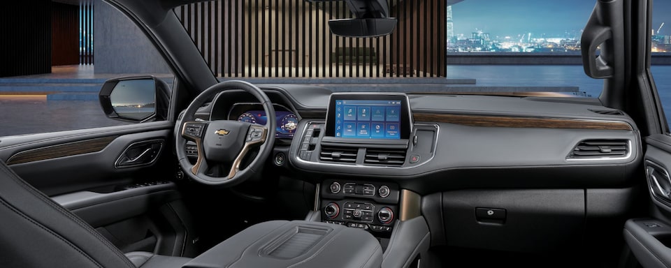 2022 Chevrolet tahoe Design: Interior Jet Black & Clove Porous Natural Leather Sheet