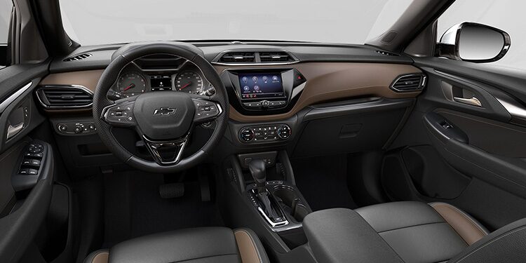 2022 Chevrolet Traverse CGI Photography: Interior Armond Butter Two Tone & Washed Denim Point