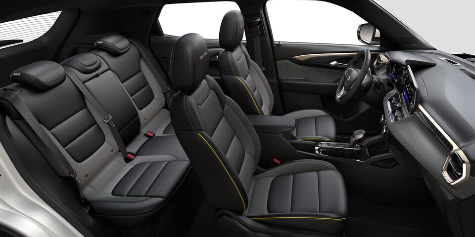 2024 Chevrolet Trailblazer CGI Photography: Interior jet black & artemis point interior