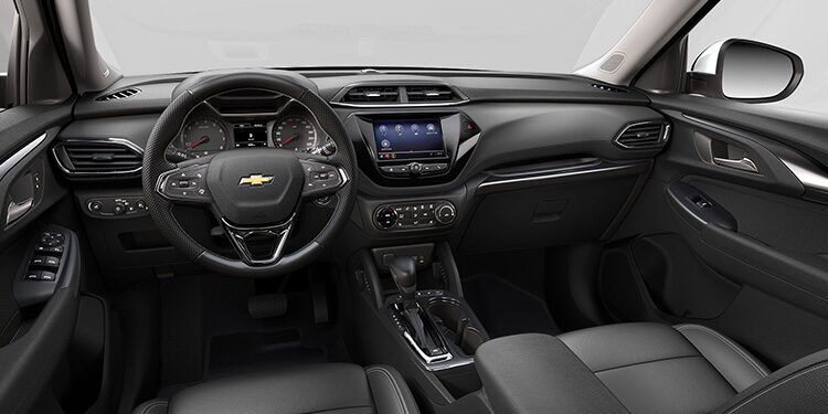 2023 Chevrolet Traverse CGI Photography: Interior Jet Black & Victoria Herringbone