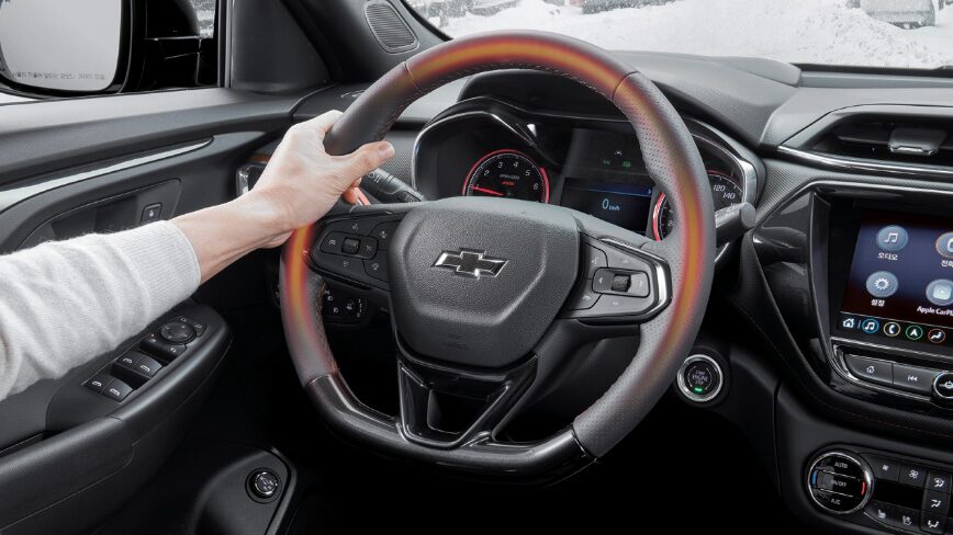 2022 Chevrolet trailblazer Photography:  Heated steering wheel