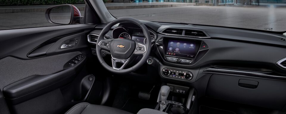 2022 Chevrolet Trailblazer Design: Interior Jet Black & Victoria Herringbone