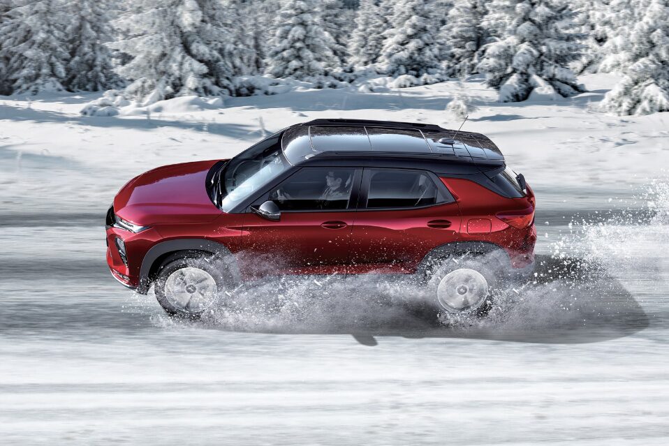 2022 Chevrolet trailblazer Performance photography : Snow Mode Drive