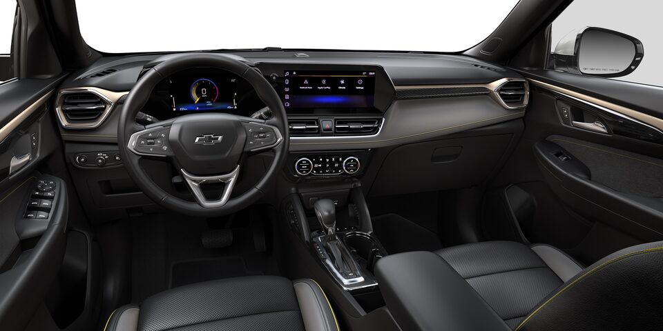 2024 Chevrolet Trailblazer CGI Photography: Interior jet black & artemis point interior