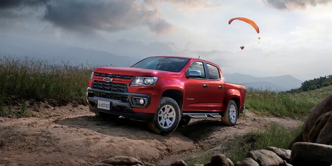 2022 Chevrolet Colorado Photography: Exterior passanger fornt 3/4 view
