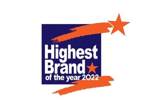 2022 Highest Brand banner