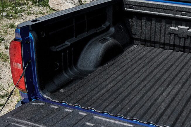 2022 Chevrolet Colorado Photography: spray-on bedliner