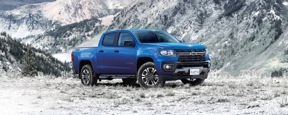 2022 Chevrolet Colorado Photography: Exterior passenger front 3/4 view