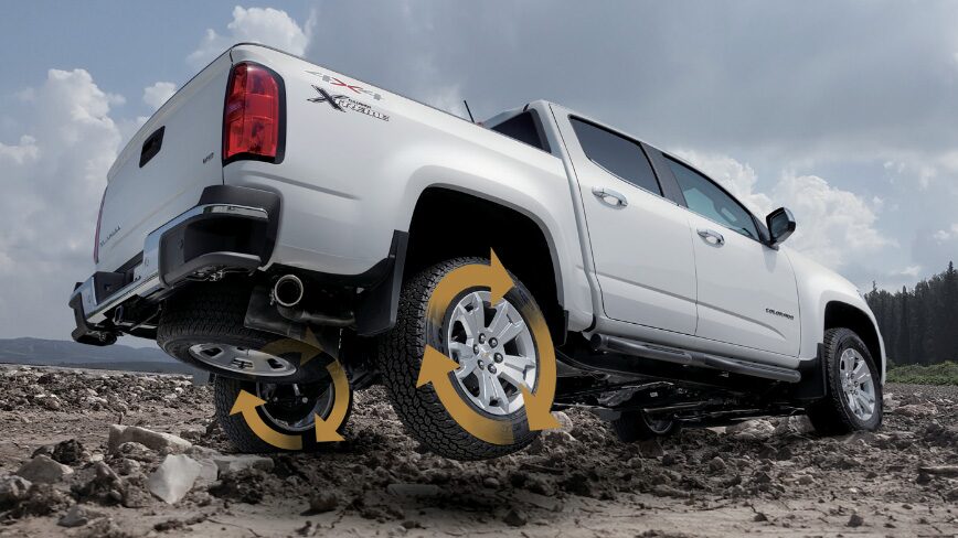 2022 Chevrolet Colorado Photography: differential lock