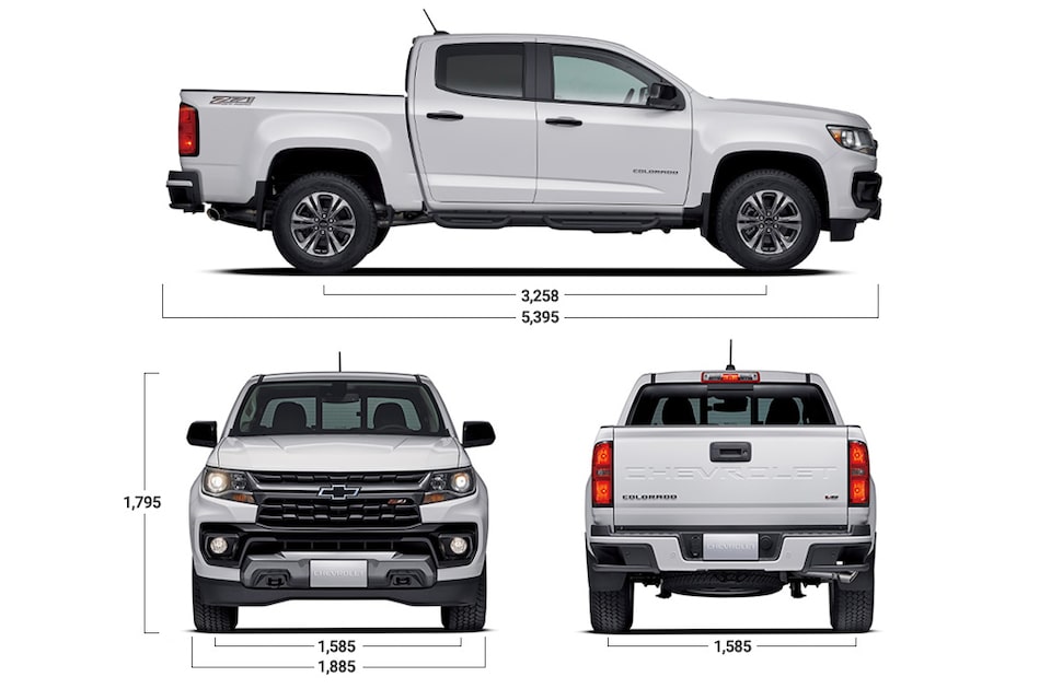 2022 Chevrolet Real New Colorado Specs
